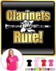 Clarinet Rule - LADYFIT T SHIRT 