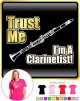 Clarinet Trust Me - LADYFIT T SHIRT 