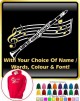 Clarinet Curved Stave With Your Words - HOODY 