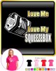 Concertina Love My Squeezebox - LADY FIT T SHIRT