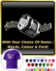 Concertina Curved Stave With Your Words - CLASSIC T SHIRT