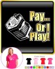 Concertina Pay or I Play - LADY FIT T SHIRT