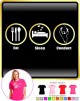 Conductor Eat Sleep Conduct - LADY FIT T SHIRT  
