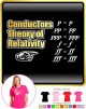 Conductor Theory Of Relativity p=p - LADY FIT T SHIRT  
