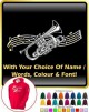 Cornet Curved Stave With Your Words - HOODY 