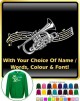 Cornet Curved Stave With Your Words - SWEATSHIRT 