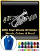 Cornet Curved Stave With Your Words - ZIP HOODY 