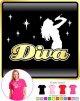 Vocalist Singing Diva Lady Micro - LADY FIT T SHIRT  