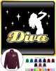 Vocalist Singing Diva Lady Micro - ZIP SWEATSHIRT  