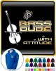 Double Bass Dude Attitude - ZIP HOODY 