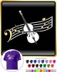 Double Bass Curved Stave - CLASSIC T SHIRT 