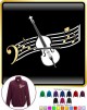 Double Bass Curved Stave - ZIP SWEATSHIRT 