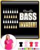 Double Bass Invader - LADYFIT T SHIRT 