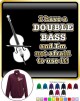 Double Bass Not Afraid Use - ZIP SWEATSHIRT  