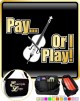 Double Bass Pay or I Play - TRIO SHEET MUSIC & ACCESSORIES BAG  