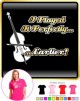 Double Bass Perfectly Earlier - LADYFIT T SHIRT  