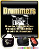 Drum Kit Drummers Bang Harder - TRIO SHEET MUSIC & ACCESSORIES BAG  