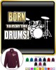 Drum Kit Born To Play - ZIP SWEATSHIRT  