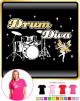 Drum Kit Diva Fairee - LADY FIT T SHIRT  