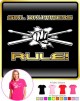 Drum Fist Sticks Girl Drummers Rule 2 - LADY FIT T SHIRT 
