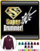 Drum Fist Sticks Super - ZIP SWEATSHIRT 