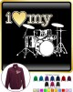 Drum Kit I Love My - ZIP SWEATSHIRT  