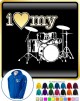 Drum Kit I Love My - ZIP HOODY  