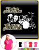 Drum Kit Play For A Pint - LADY FIT T SHIRT 