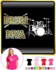 Drum Kit Diva Spots - LADY FIT T SHIRT 