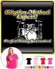 Drum Kit Rhythm Method Expert - LADY FIT T SHIRT 