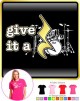 Drum Kit Give It A Rest - LADY FIT T SHIRT 