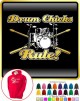 Drum Kit Sticks Drum Chicks Rule - HOODY 