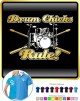 Drum Kit Sticks Drum Chicks Rule - POLO SHIRT 