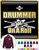 Drum Fist Sticks Drummer On Roll - ZIP SWEATSHIRT  