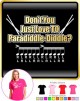 Drum Sticks Paradiddle Diddle - LADY FIT T SHIRT  