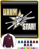 Drum Fist Sticks Star - ZIP SWEATSHIRT  