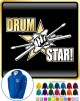 Drum Fist Sticks Star - ZIP HOODY  