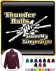 Drum Fist Sticks Thunder Rolls - ZIP SWEATSHIRT  