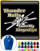 Drum Fist Sticks Thunder Rolls - ZIP HOODY  