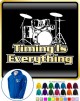 Drum Kit Timing Everything - ZIP HOODY  