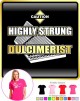 Dulcimer Hammered Highly Strung - LADYFIT T SHIRT  