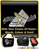 Dulcimer Hammered Curved Stave With Your Words - SHEET MUSIC & ACCESSORIES BAG  