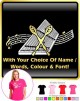 Dulcimer Hammered Curved Stave With Your Words - LADYFIT T SHIRT  