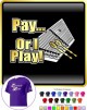Dulcimer Hammered Pay or I Play - CLASSIC T SHIRT  