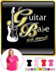 Electric Guitar Babe Attitude 1 - LADYFIT T SHIRT 