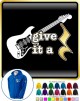 Electric Guitar Give It A Rest - ZIP HOODY  