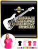 Electric Guitar Highly Strung - LADYFIT T SHIRT  