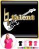 Electric Guitar Natural Talent - LADYFIT T SHIRT  