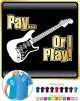 Electric Guitar Pay or I Play - POLO SHIRT  