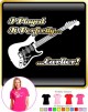 Electric Guitar Perfectly Earlier - LADYFIT T SHIRT  